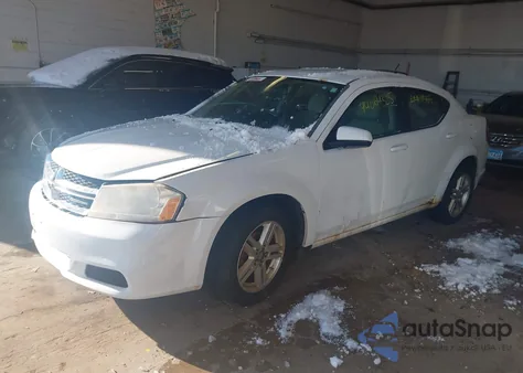 2012 Dodge Avenger Sxt из США, поврежденный, VIN 1C3CDZCBXCN160174